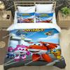Cute Cartoon Super Wings Bedding Sets Exquisite Supplies Set Duvet Cover Bed Comforter Set Bedding Set Luxury Birthday Gift