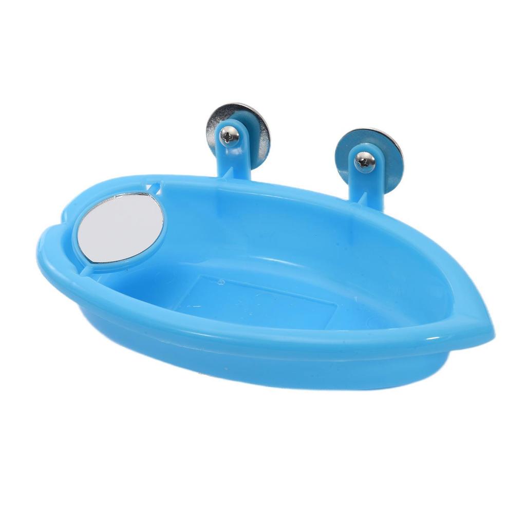 Bird Bath Box: Wall-Mounted Multifunctional Bathroom & Feeder for Parrots