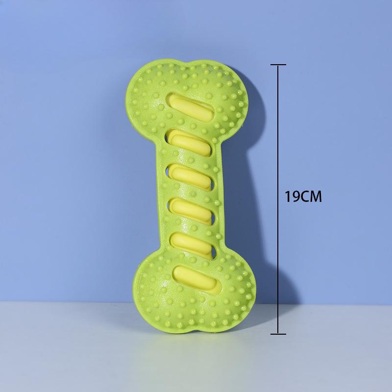 Pet Voice Teething Bone Toy Durable Teething Material Dog Interactive Toy Pet Teeth Cleaning Toy