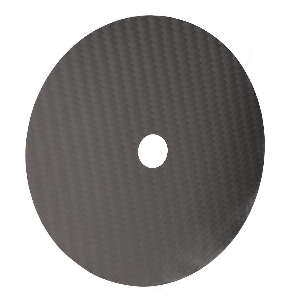 120*0.2mm Disc Stabilizer Carbon Fiber Made CD DVD Stabilizer Durable CD Tuning Pad for CD Player