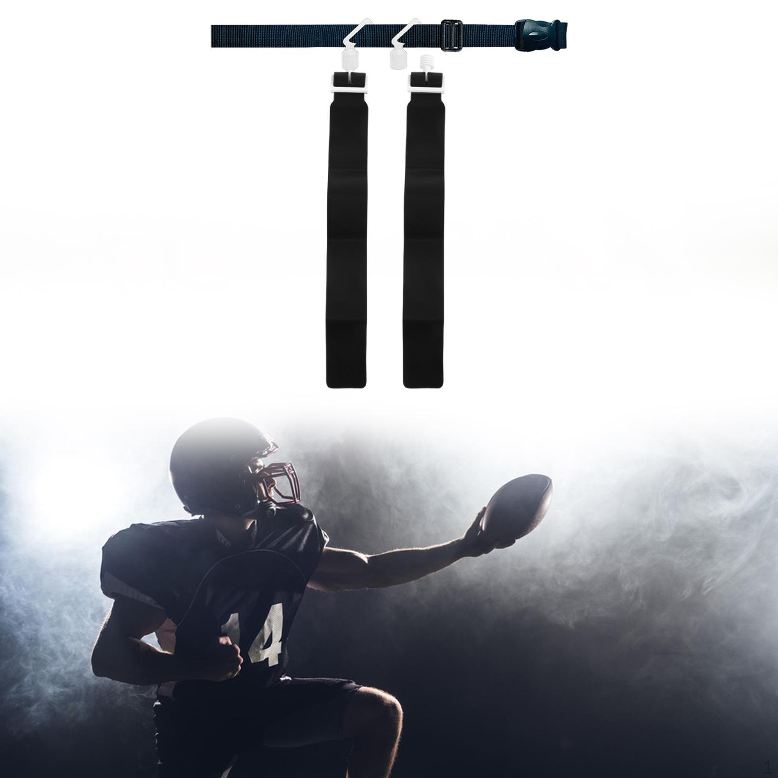 

Футбольный ремень Флаг Регби-Тэг Игры Спортивный инвентарь Профессиональный поясной ремень Colorful Black