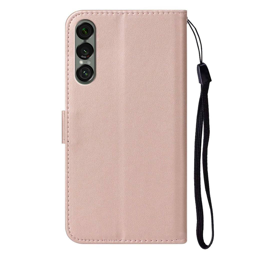 Für Sony Xperia 1 VII Hülle PU Leder Flip Handyhülle Brieftasche Kartenfach Halter