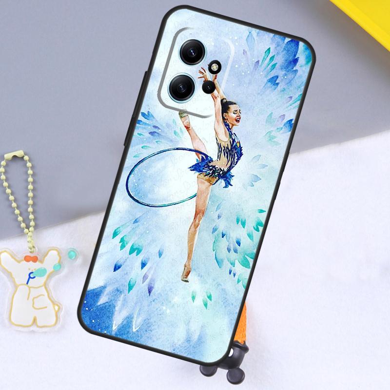 

Gymnastics Oil Painting Case For Xiaomi Redmi Note 13 9 10 11 12 14 15 Pro Plus Cover For Redmi 15 C 14C 10C 12C 13C Redmi Note 12 Pro 5G