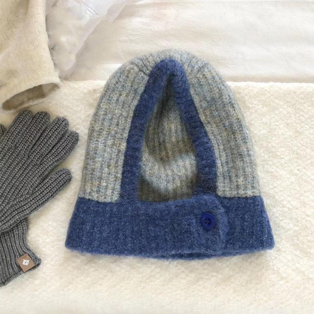 Beanie Ear Protection Hat Pullover Hat Knitted Hat Cute Balaclava Hat  Winter/Autumn