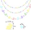 1pc Happy Easter, Rabbit Carnival Party Floral Pendant Easter Birthday Party Decoration, Rabbit Flag Banner,Party Banner, Banner