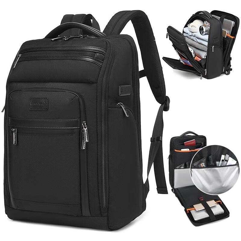 Lishen Fashion Lightweight Business Backpack with Wet/Dry Separation 15.6 inch