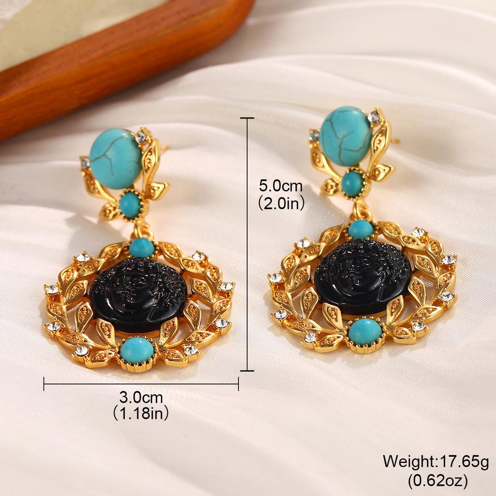 Medieval vintage earrings 925 high-end new models