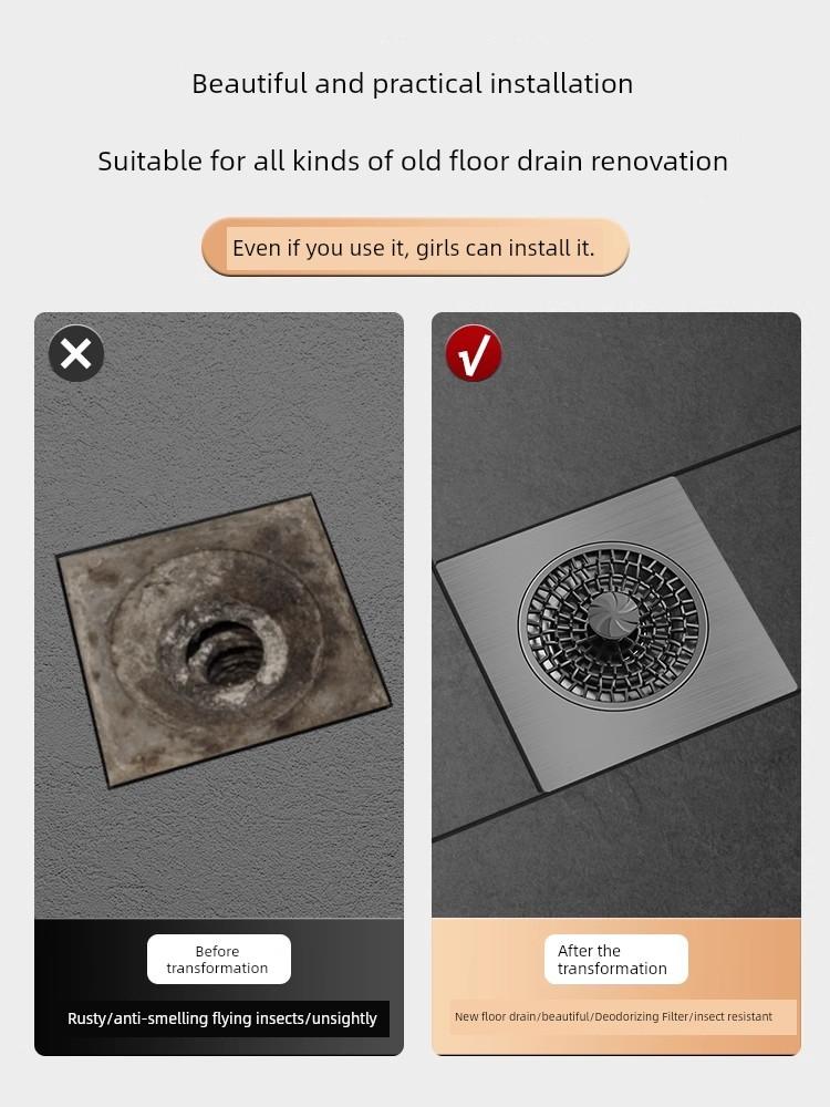 Floor Drain Refurbisher Deodorant Bathroom Toilet Universal Sewer Deodorant Artifact Sealing Cover Plug
