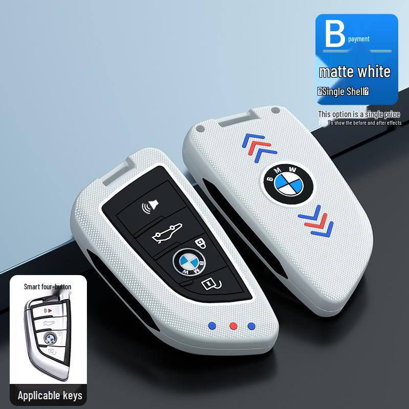 3, 5, 7 Series Blade Key Case - Luminous Protective Shell for 320i, 525li Remote & X3 Buckle