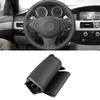 For BMW E60 E61 Touring 530d 545i 550i E63 Coupe E64 630i 650i 2003-2010 Car Accessories Steering Wheel Cover Leather Trim Black