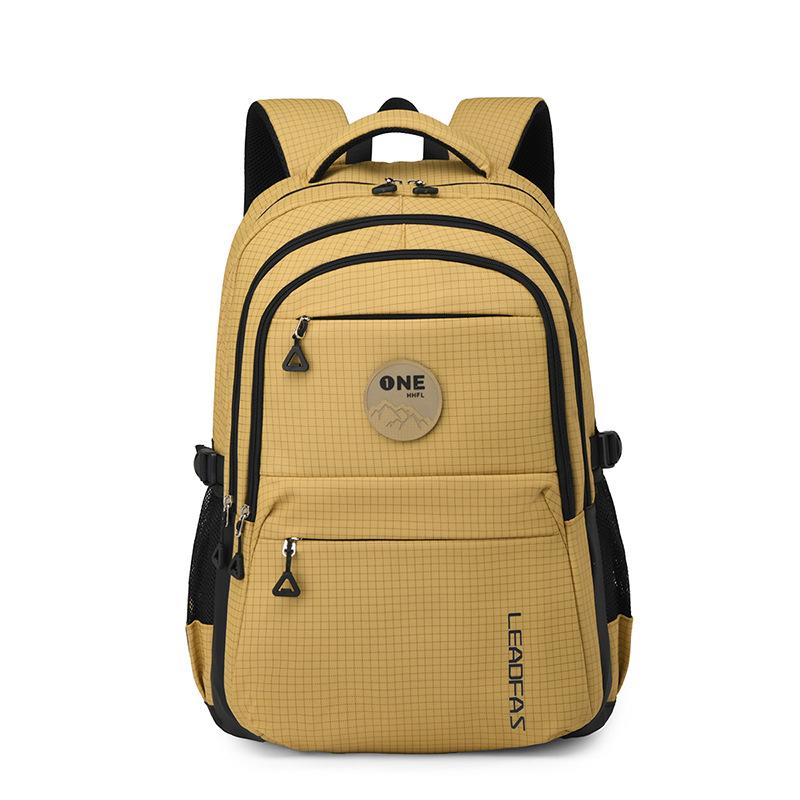 Fashion Women Backpack Nylon Checkered Waterproof Men Travel Backpacks Women's Laptop  Bag College Girls Boys School Backpack