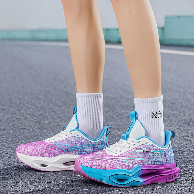 Laufschuhe Karbonplatte Spezialität Marathon Herren Sport Outdoor Atmungsaktiv Leicht Bequem Damen Sportlich Rutschfest Freizeit Sneaker