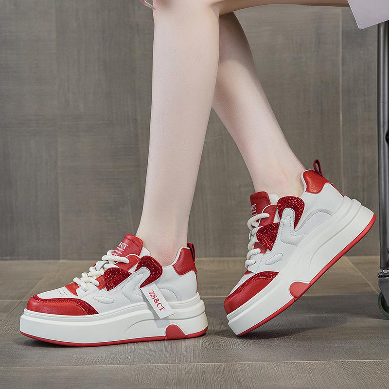 9979 leather high-top shoes children's new versatile autumn and winter platform sports and leisure shoes