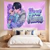 Rujinu (46) Custom Name Tapestry Wall Hanging Tapestry Wall Art Decor for Bedroom Living Room