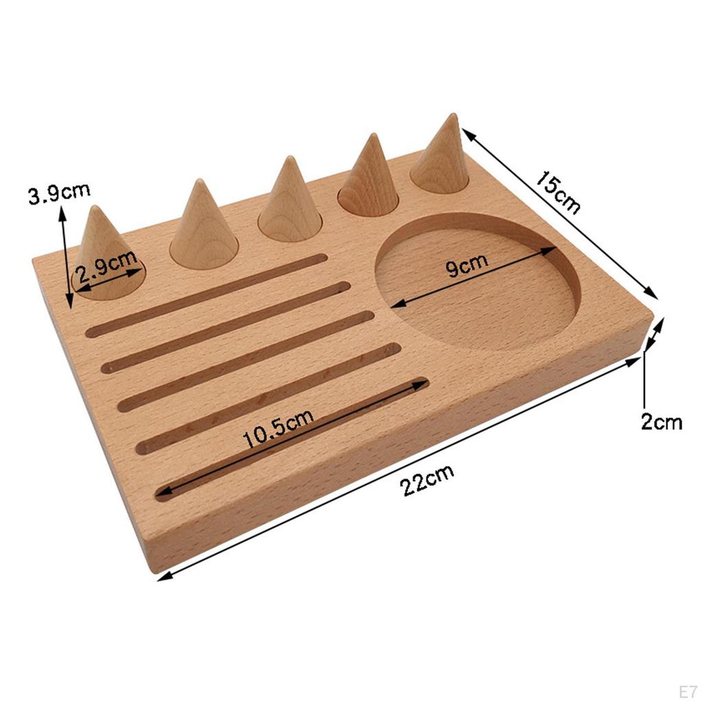 Display Holder Supplies Home Decor Cylinder Storage S Tray Rack Trays for Gifts Mom Wife Lover