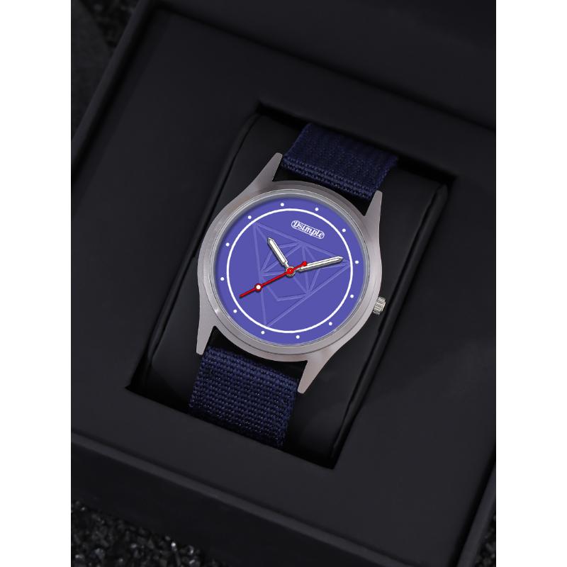 Nylon Band Watch Fashion Quartz Sports Watches Luminous Round Dial Wristwatches Canvas Watches for Men Reloj Hombre