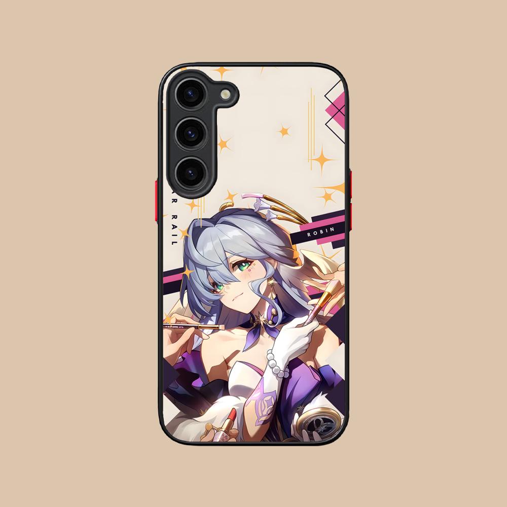 

HSR Robin Silicone Mobile Phone Case for Samsung Galaxy S26 S25 S24 S23 S22 S21 Plus FE Ultra Colorful Cover Galaxy S22 Ultra 5G