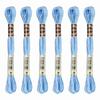 6 Skeins Embroidery Floss, Gradient Colors Polyester Embroidery Threads Bracelets String for Cross-Stitch Hand Embroidery