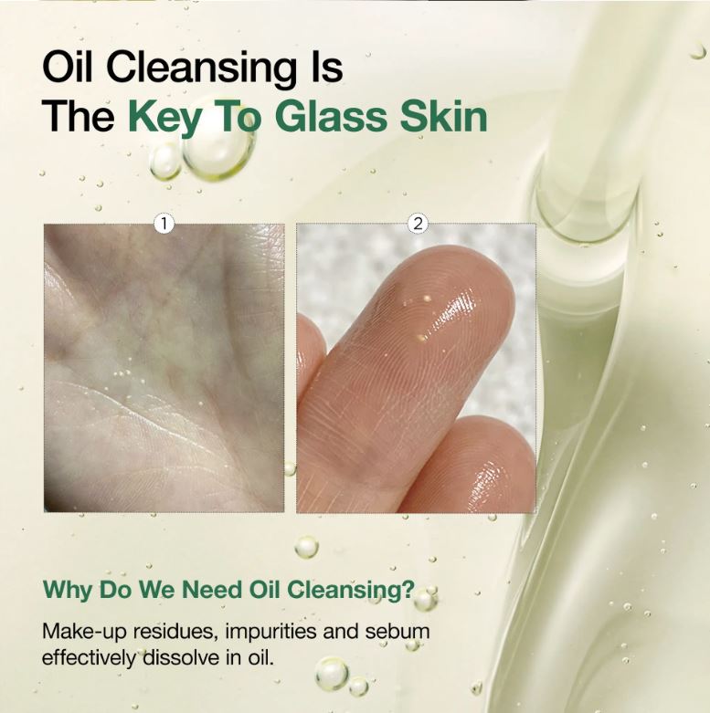 [SET] Anua Heartleaf Pore Control Cleansing Oil 200mL +  Quercetinol Pore Deep Cleansing Foam 150ml