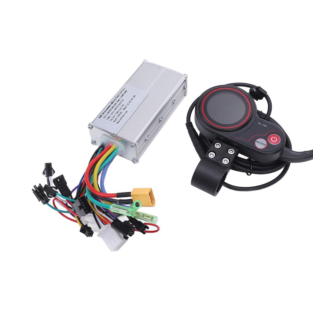 36V 48V 60V 450W 500W Sine Wave Brushless Speed Controller Aluminum Alloy Low Noise SL100 LCD Color Display for