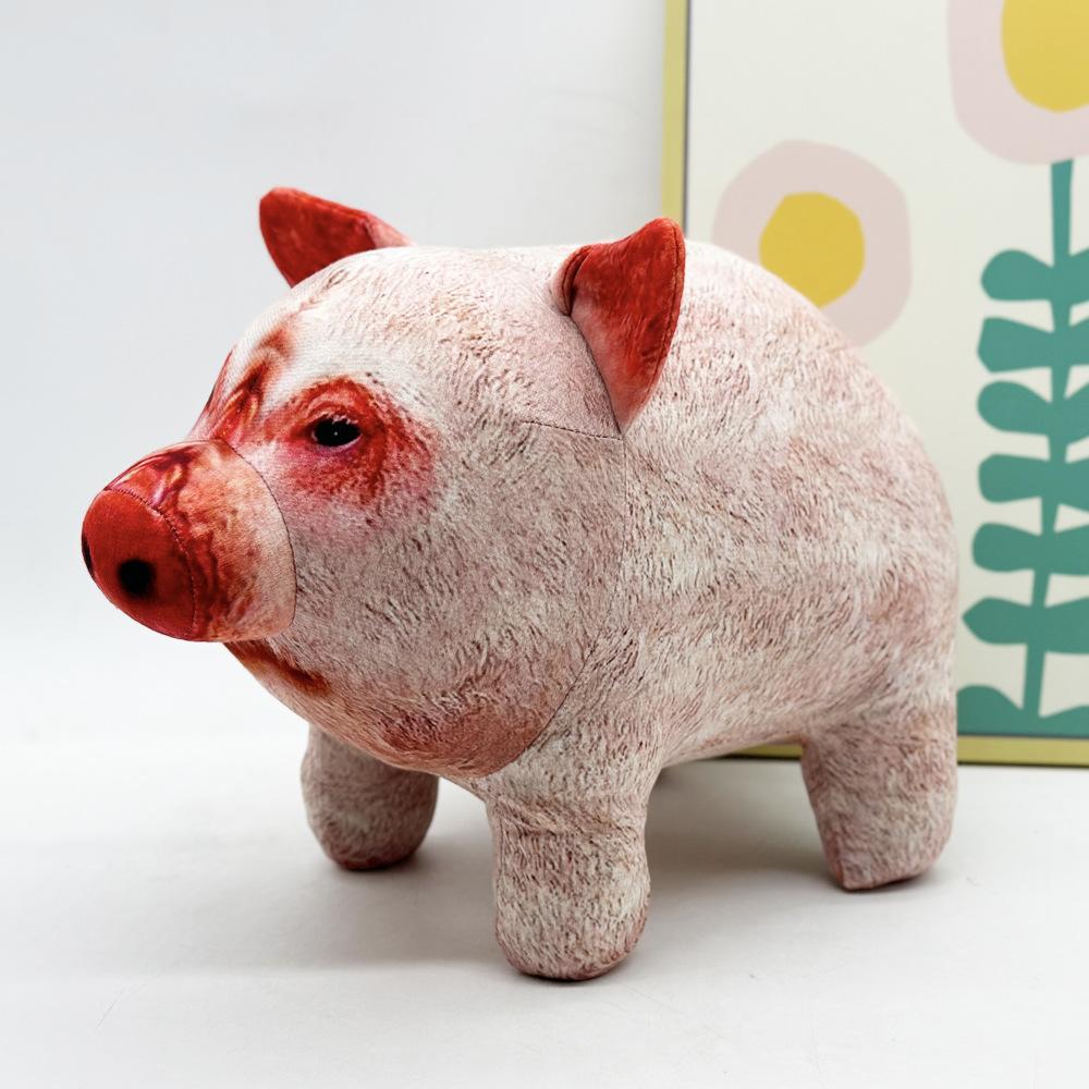 New Simulation Funny Origami Pig Fun Plush Comfortable Doll