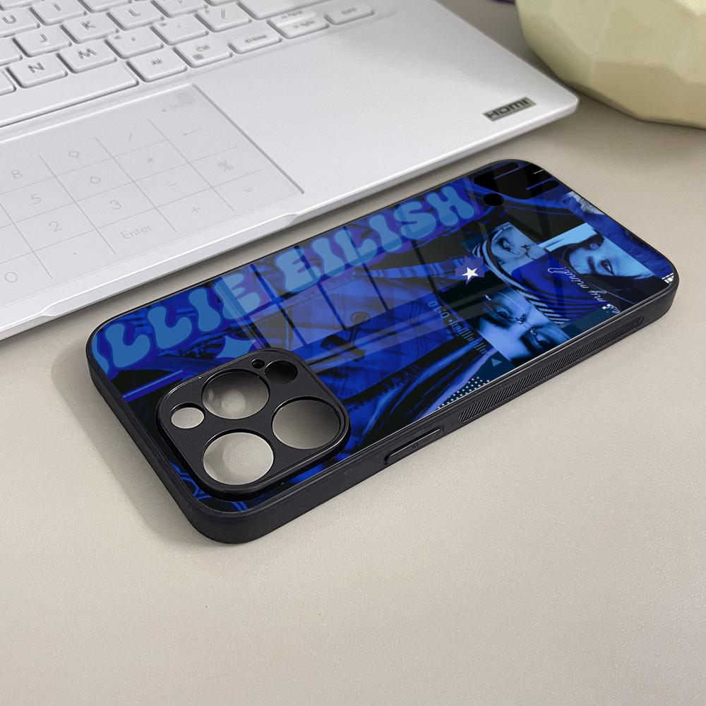 

SINGER B-BillieES EilishS Phone Case Tempered Glass For IPhone 16 13 14 17 12 15 11 Pro Max Plus Mini XR SE2020 Coque iPhone 13