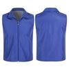 Vest Coat Zipper Placket Versatile 3D Cutting Popular Outdoor Volunteer Office Home Wear