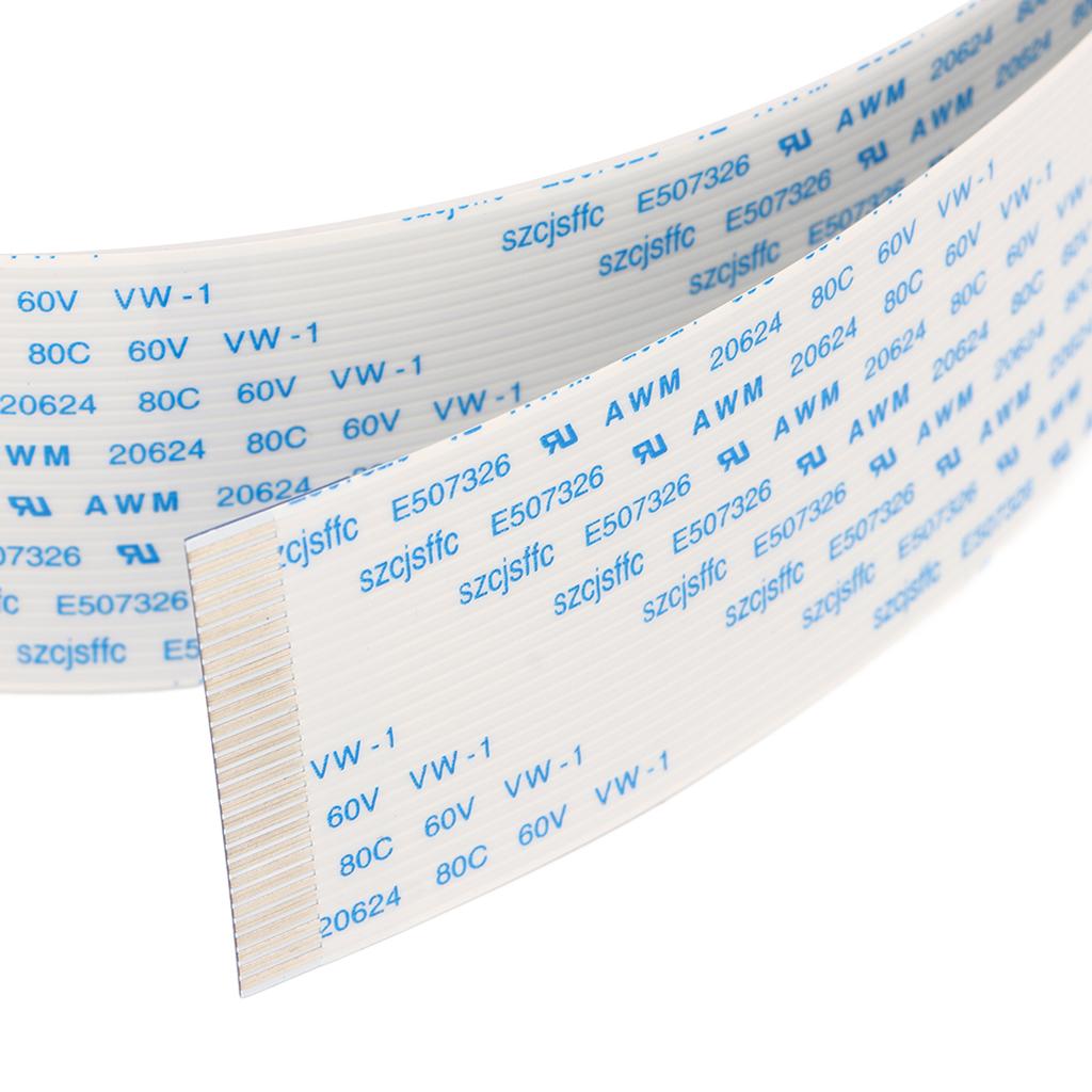 2Pcs Printer Flexible Flat Cable Fast Transmission High Softness FFC Flexible Ribbon Cable for XP600 30cm/12in