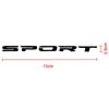 4Pcs 13x0.8cm Racing Accessories SPORT Car Sticker Wheel Hub Decal Graphic Emblem