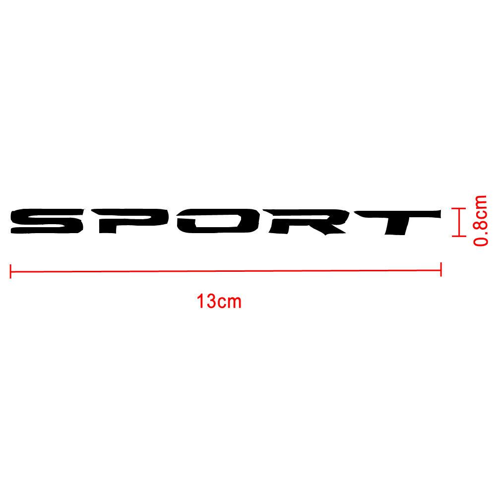 4Pcs 13x0.8cm Racing Accessories SPORT Car Sticker Wheel Hub Decal Graphic Emblem
