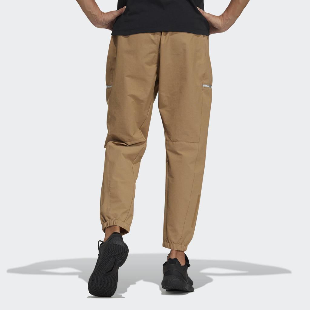 adidas TH PNT WV ID Regular Fit Adjustable Belt Casual Sports Woven Long Pants Men Yellow GP0959
