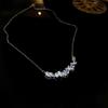 European and American Ins Cold Wind Artificial Opal Necklace Casual Sweet and Cool Personality Sweater Chain Collarbone Chain Necklace Decowomen