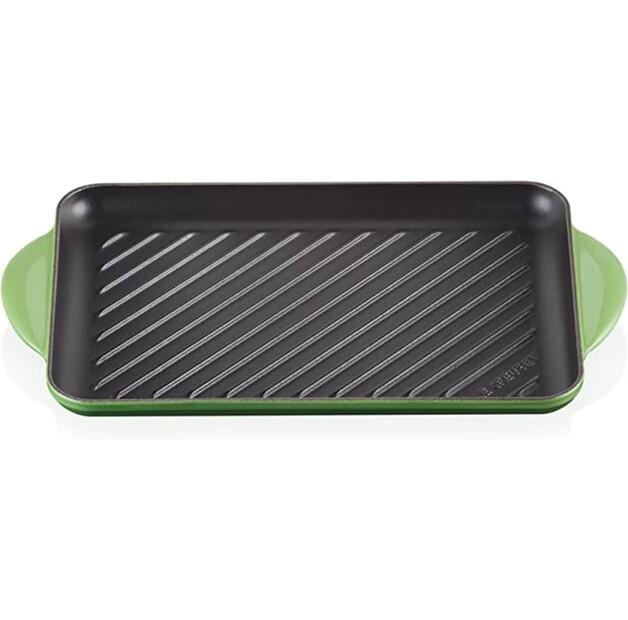 

Чугунная сковорода для гриля прямоугольная Le Creuset 32x22 см, бамбуково-зеленая (20202324080460)
