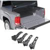 Trifold Tonneau Cover Clamps, 4-Piece Replacement Clamp Set for Hard and Soft Folding Truck Bed Covers