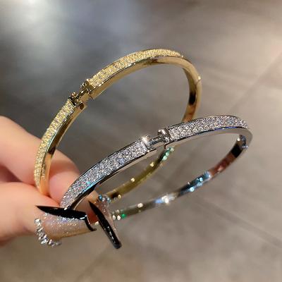 Yıldızlı Gökyüzü Moda Paris Köprüsü Bileklik Kadın Zirkon Seti Hafif Lüks Trend Bileklik