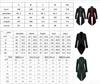 Steampunk Damen Herren Mittelalter Kleid Kostüm Stehkragen Frack Gotisch Vampir Cosplay Jacke Mäntel S-5XL