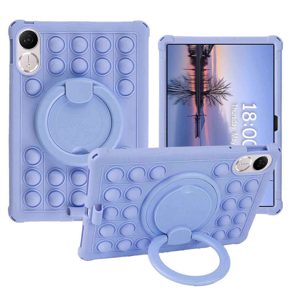 Pouzdro pro Honor Pad V9, Pop-it otočné měkké silikonové pouzdro pro Honor Pad V9 11,5 palce ROL-W00 Bezpečný stojánek pro děti