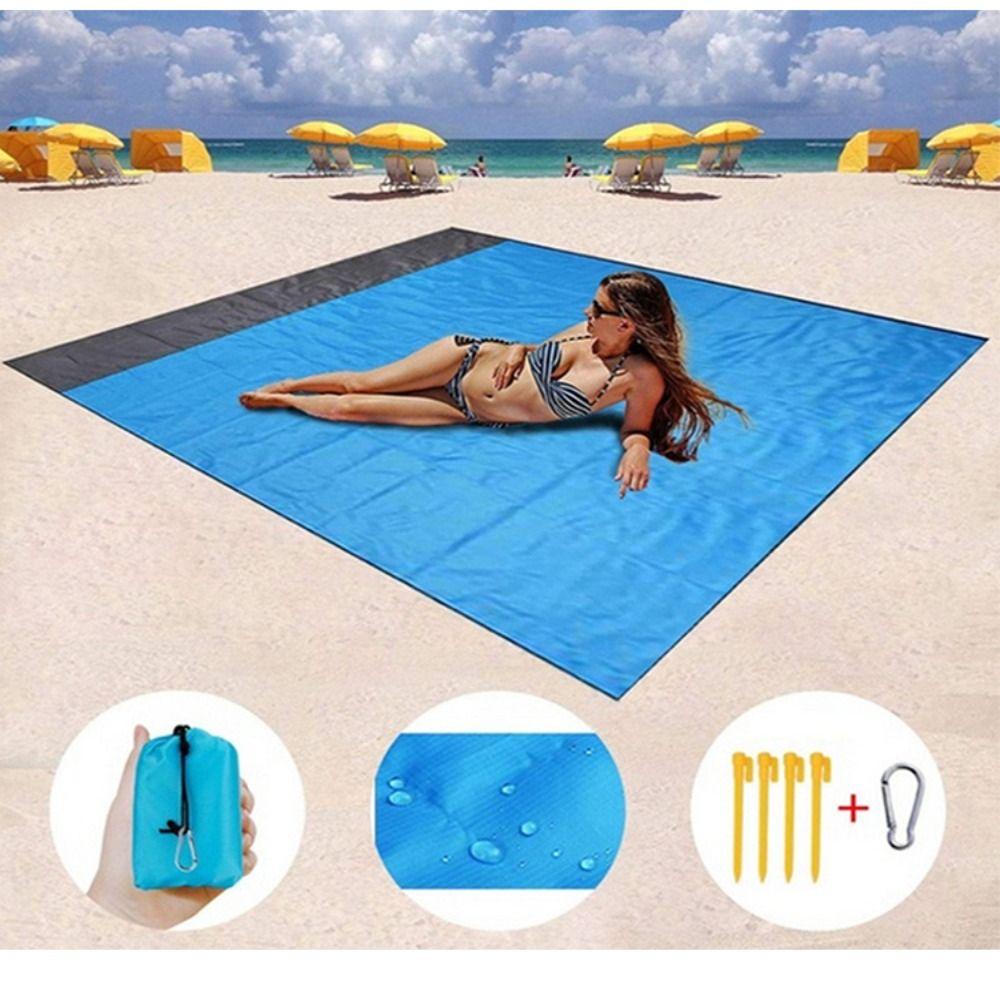 Sandfreie Decke Wasserdichte Strandmatte Anti-Sand-Decke Outdoor Picknickmatte Faltbare Campingmatte