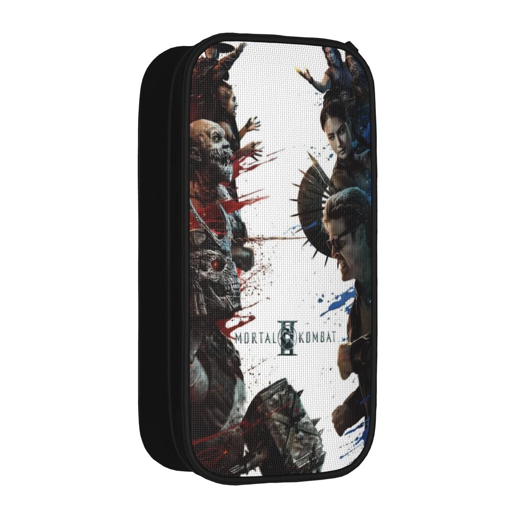 Mortal Kombat II Moive 2026 Merch Pencil Case Large-capacity Kids School Supplies Pencil Bag Suprise Gift