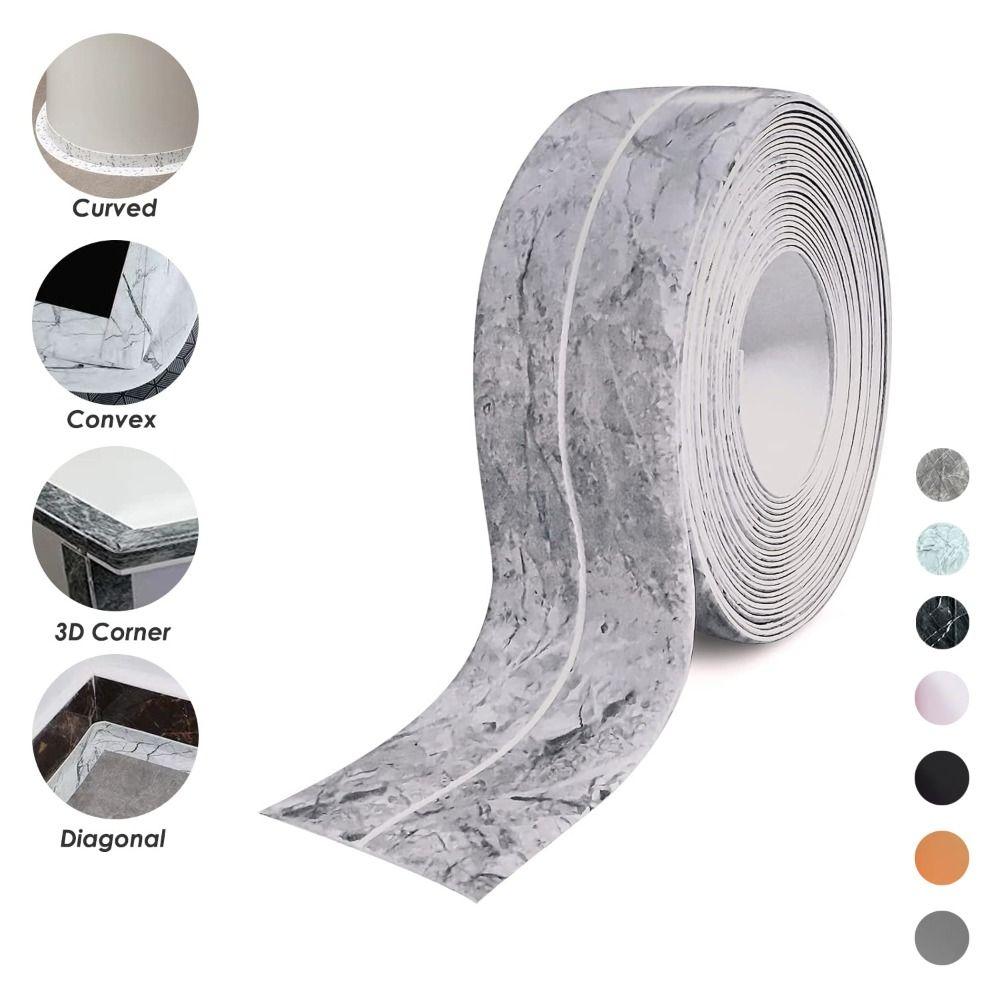 Mildew-proof Kitchen Sealant Strip Decorative Shower Tile Sealer Sealing Tape  Bathroom Tub