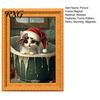 Christmas Gift for Family Halloween Refrigerator Magnets, Cute Cat Ghost Bathing Picture Frame Retro Funny Home Decorations Highland Cow Magnetic