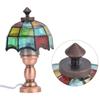 1:12 Puppenhaus Schreibtischlampe Miniatur Tischlampe mit Schirmförmigem Lampenschirm