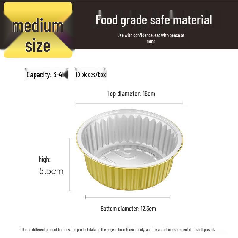 COOKER KING Food-Grade Air Fryer Aluminum Foil Pans