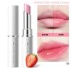 Temperature Change Lip Balm, Fruit Flavored Moisturizing Color Changing Lipstick, Clear To Pink Hydrating Lip Care Makeup