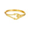 Gold Copper Fashionable Plated Open Adjustable Rings For Women Elegant Design