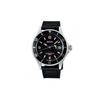 SOLAR Serie 100 Meter wasserdicht Solar Quarz Lederarmband gleicher Stil für Herren und Damen schwarzes Zifferblatt SZEV013