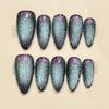 10pcs Hand Painted Gel Press Nails Beautiful Luxury Customized Design Handmade Press On Nails