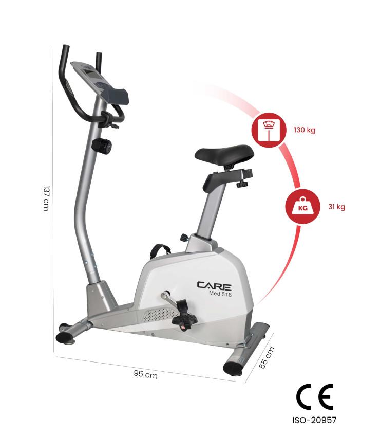 Exercise Bike MED-518-2 - Exercise Bikes - Care Fitness