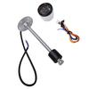 Fuel Water Level Sending Unit and Gauge Kit 7in High Resolution Stainless Steel Fuel Level Sender Sensor for Boat Truck