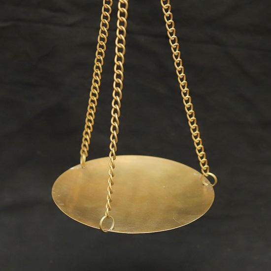 Brass Balance Scale Décor 55.88 Cm Tall Justice Symbol  Gold Metal Scales  Lawyer Office, Home, Lawyer Gift or Study Display